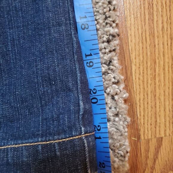 Lands’ End Dark Wash Denim Straight Skirt Size 4 - Picture 4 of 9